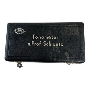 Vintage Schiotz Tonometer N. Prof. Schioetz In Case By Winters Original Box
